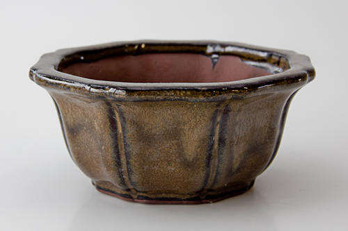 Glazed Bonsai Container, 13 x 5cm
