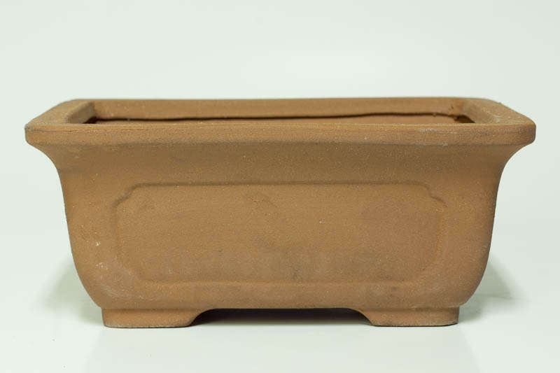 Unglazed Bonsai Container, 19x15x8cm