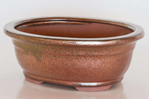 Glazed Bonsai Container, 20 x 17 x 8.5cm