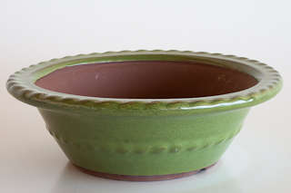 Glazed Bonsai Container, 20 x 6cm