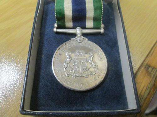 Police Service For Faithful Service Medal