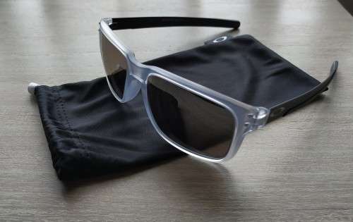 Oakley Holbrook Mix - Grey Transparent frame with Prizm Black lenses