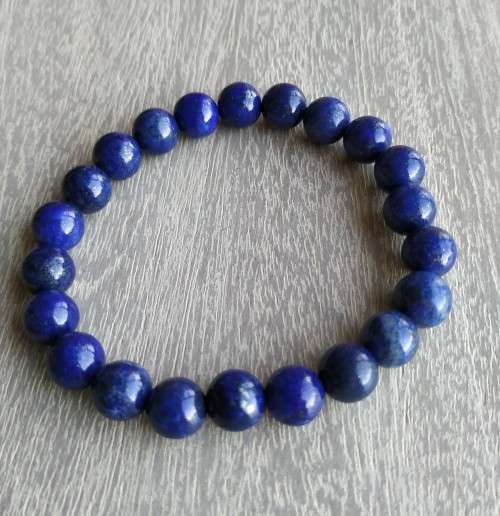 Natural Lapis Lazuli Gemstone Bracelet - 8mm