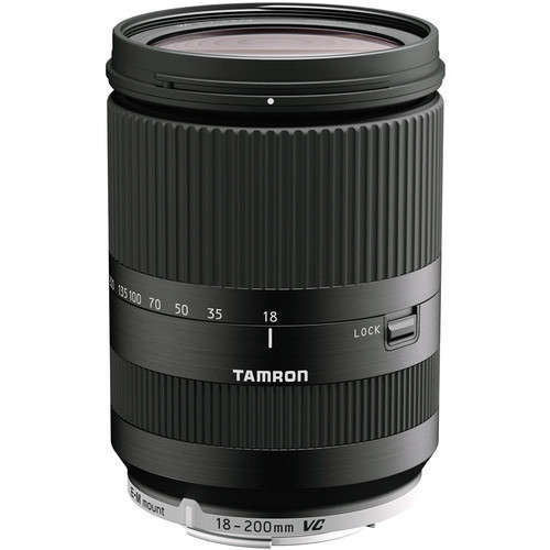 TAMRON MIRRORLESS INTERCHANGE  B011 18-200mm f/3.5-6.3 Di III VC LENS FOR CANON EF- M + HOOD
