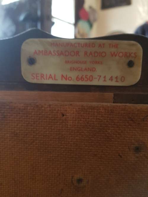 Antique Cross Cut Wall Nut Radio