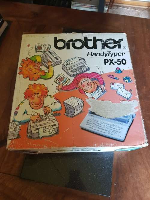 Brother handy typewriter uses batteries or electricity