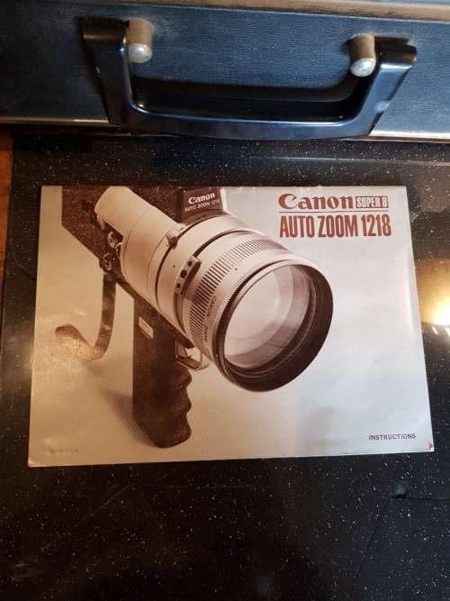 Canon Auto Zoom 1218 super 8 Camera No 103509