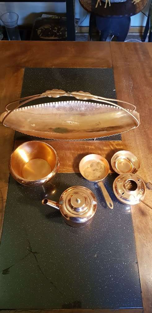 Lot Of Assorted Copper items incl Royal Sable From Zimbabwe