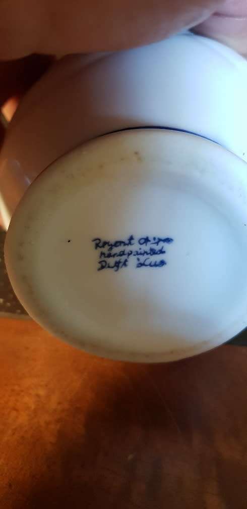 Hand Painted Hallmarked Delft 20 cm Vase