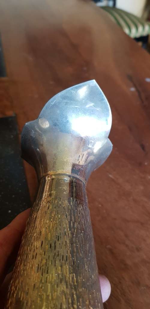 Large silver plated Crystal pitcher