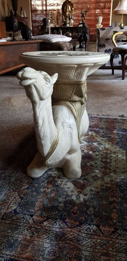 Beautiful Camel Theme Occasional Table