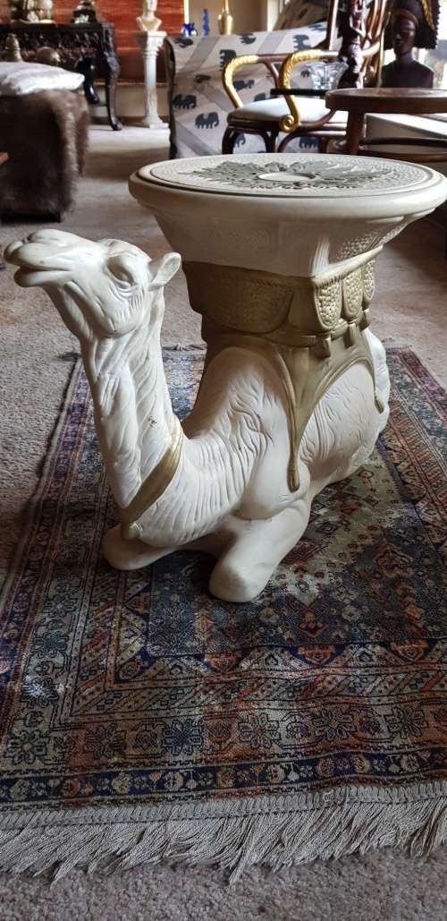 Beautiful Camel Theme Occasional Table