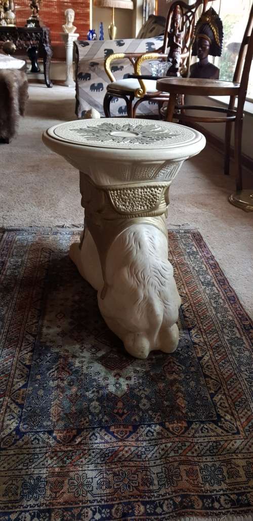 Beautiful Porcelain Camel Theme Occasional Table