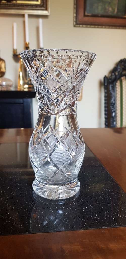 Beautiful Single Stem Crystal Vase