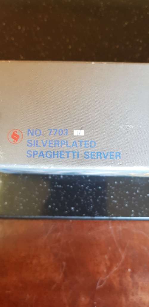 Vintage Silver Plated Spaghetti Server