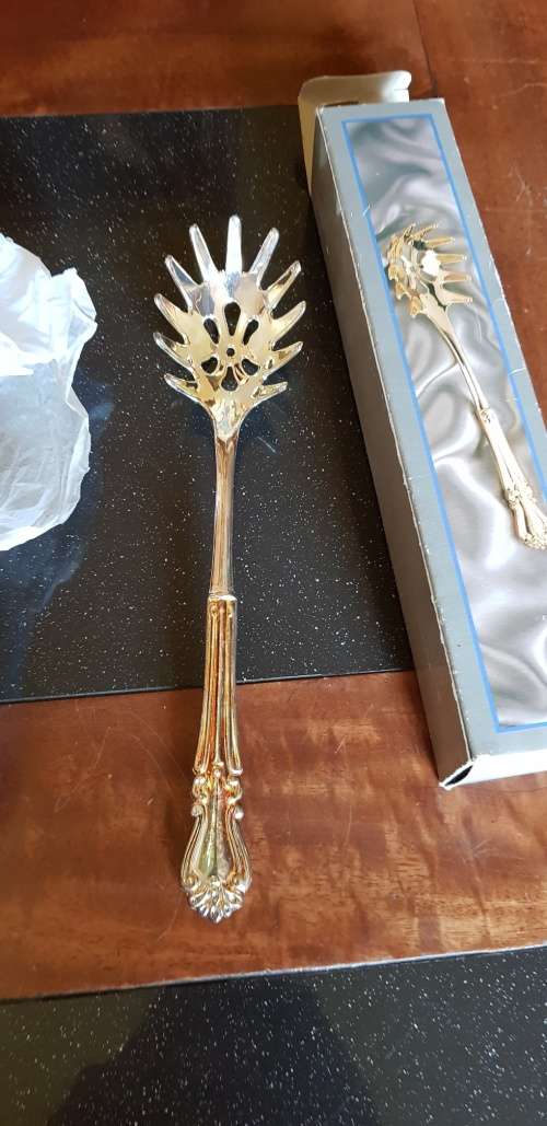 Vintage Silver Plated Spaghetti Server