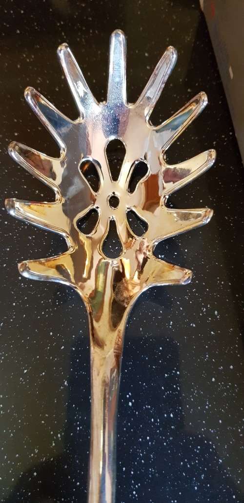 Vintage Silver Plated Spaghetti Server