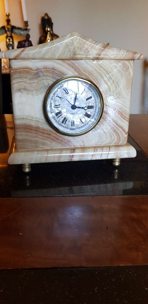 Stunning Europa 2 Jewels Mantel Piece Clock from Germany