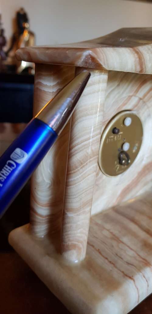 Stunning Europa 2 Jewels Mantel Piece Clock from Germany