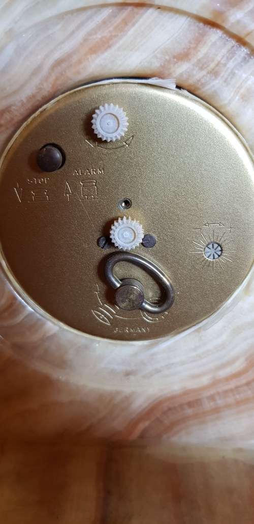 Stunning Europa 2 Jewels Mantel Piece Clock from Germany