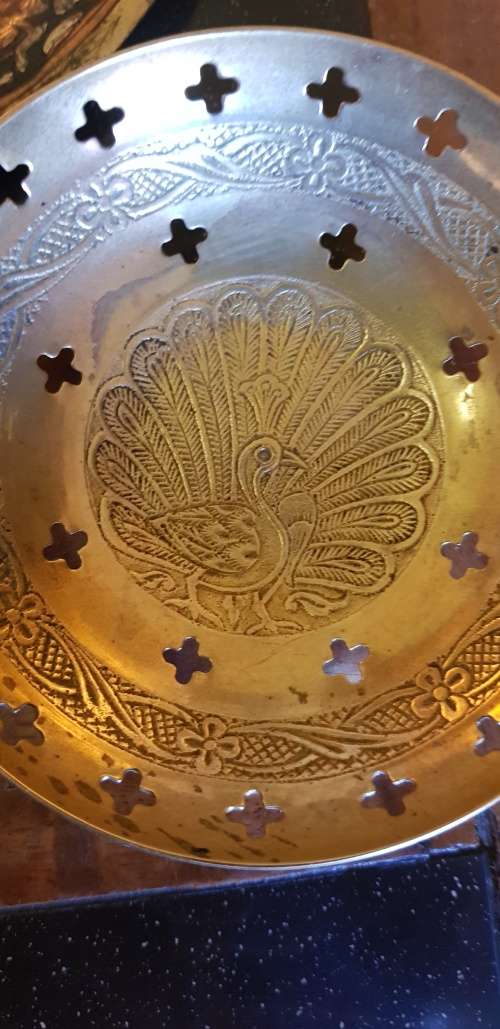 2 Brass Bowls plus an Egyptian wall plate