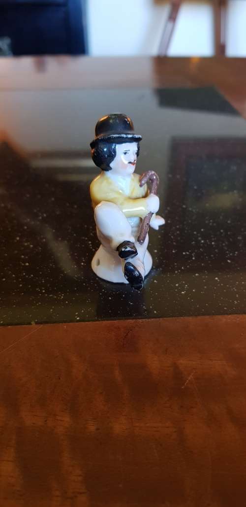 Miniature Charlie Chaplin Porcelain Figurine