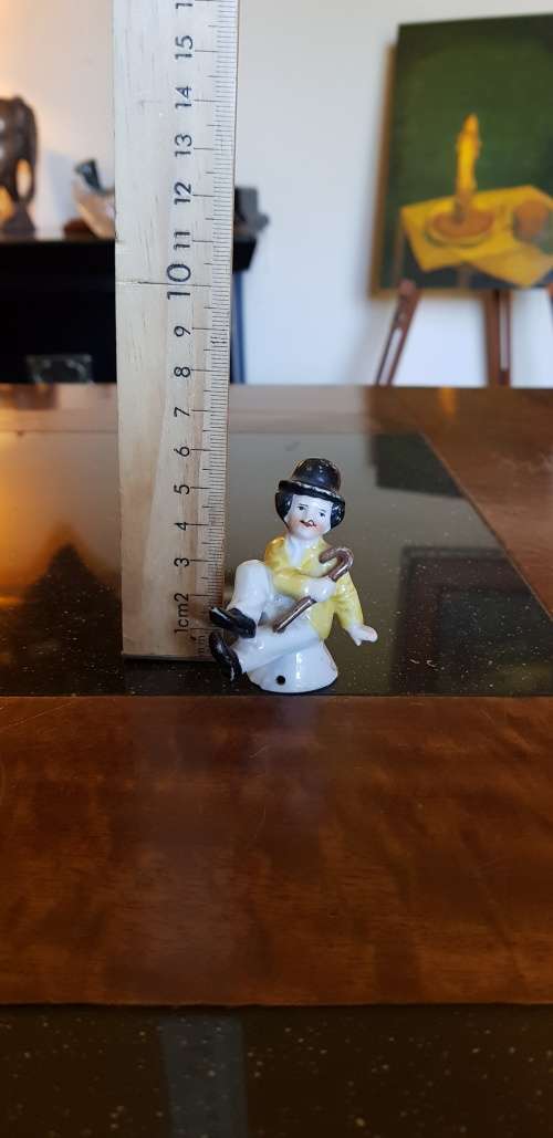 Miniature Charlie Chaplin Porcelain Figurine