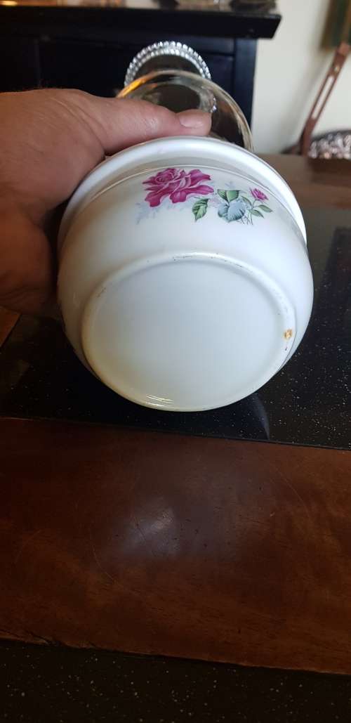 Large Porcelain Paraffin Lamp