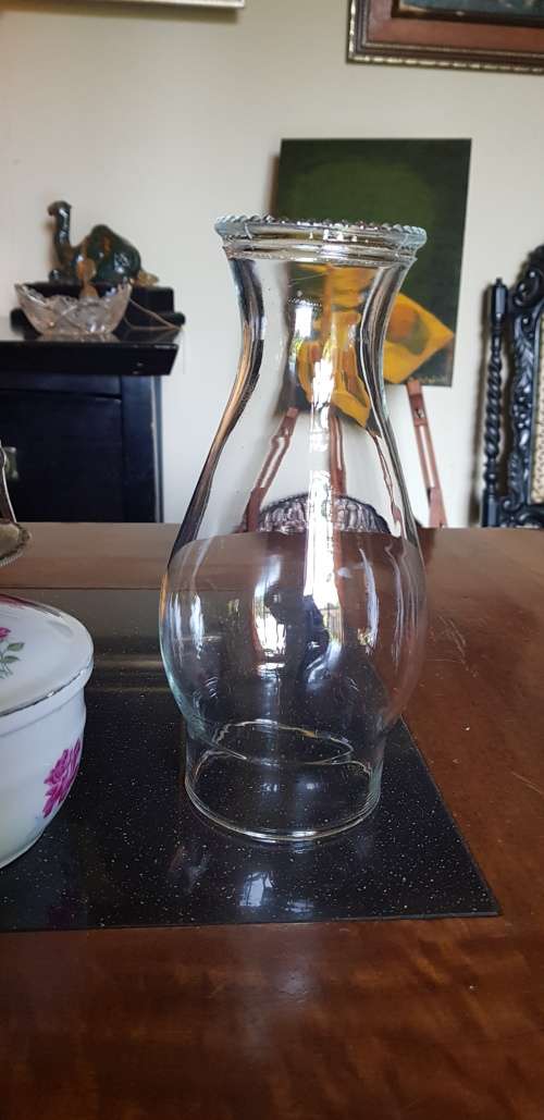 Large Porcelain Paraffin Lamp