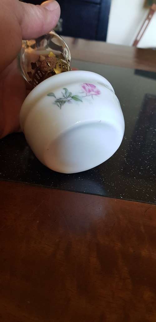 Small Porcelain Paraffin Lamp