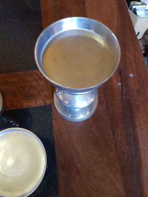 3 Silver Coloured Candle Stick Stands