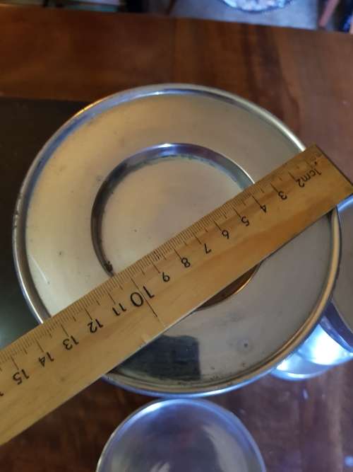 3 Silver Coloured Candle Stick Stands