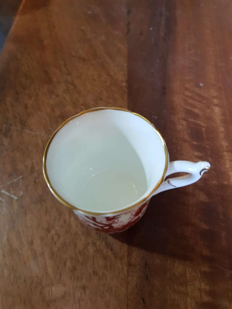 Vintage Crown Staffordshire Demitasse Cup Only. Marked