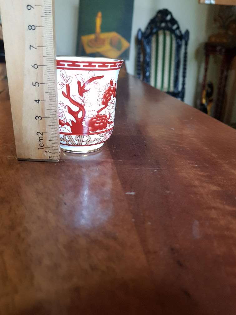 Vintage Crown Staffordshire Demitasse Cup Only. Marked