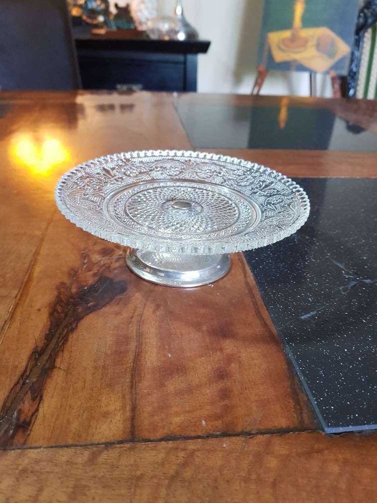 Footed Glass Serving Dish