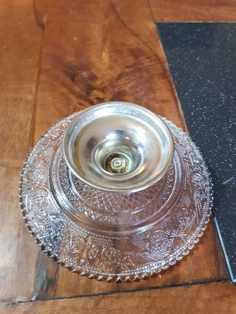 Footed Glass Serving Dish
