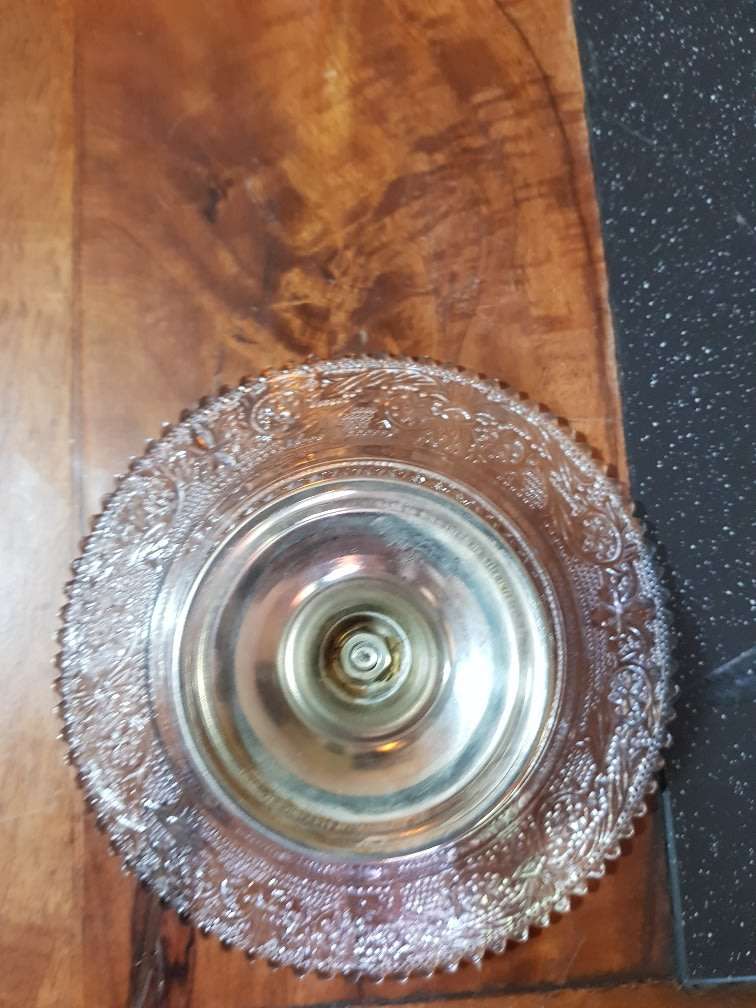 Footed Glass Serving Dish