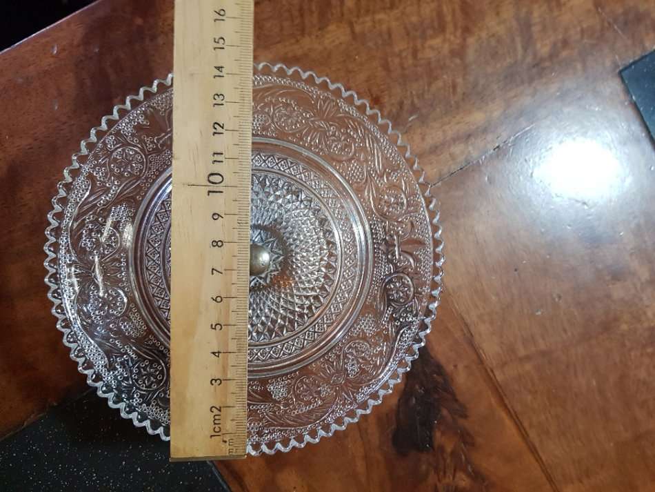 Footed Glass Serving Dish