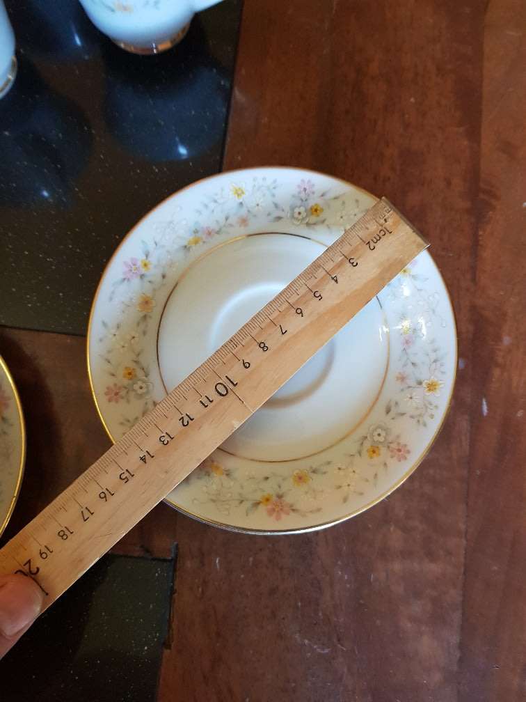 Noritake Delevan Cups, Saucers & Side plates. Marked