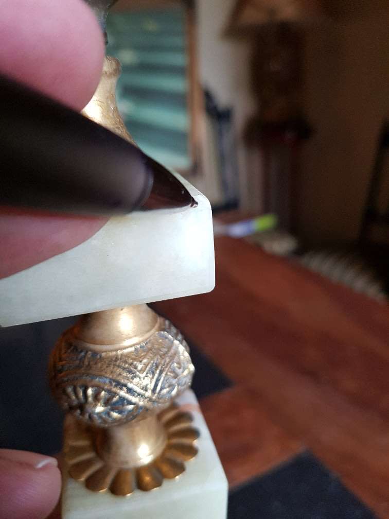 Beautiful Vintage Marble Lamp. Working