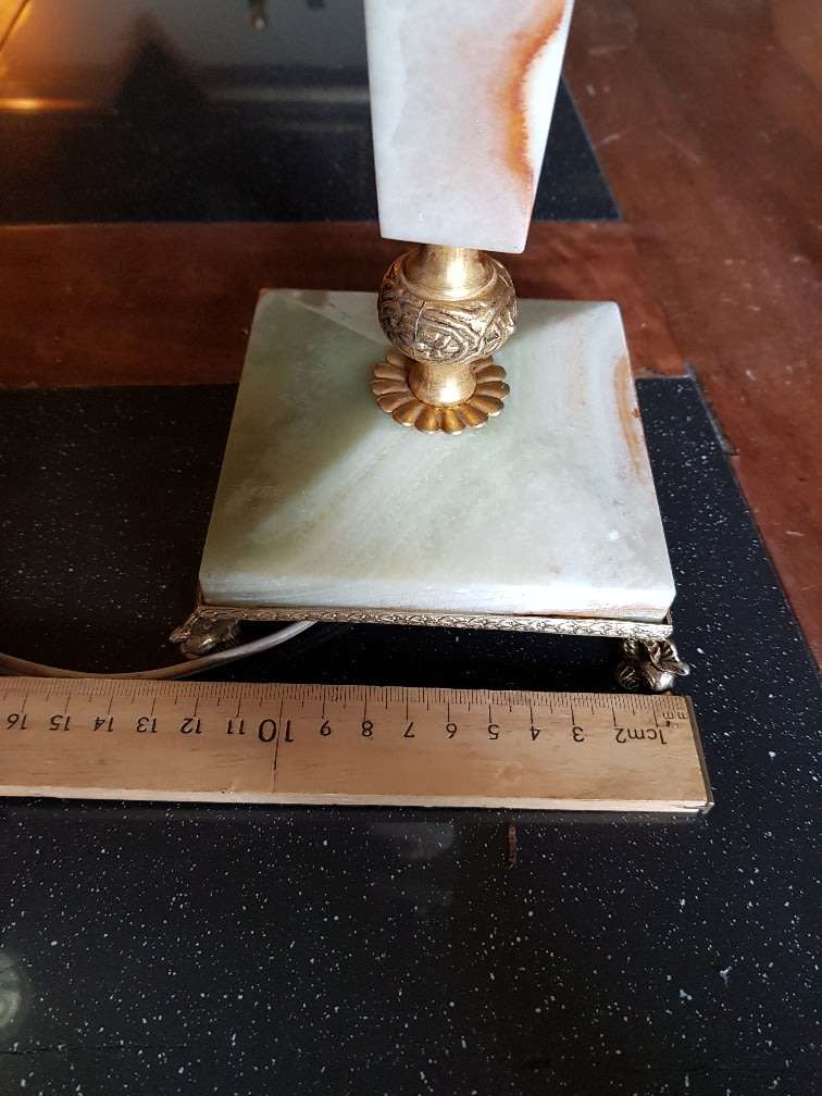 Beautiful Vintage Marble Lamp. Working