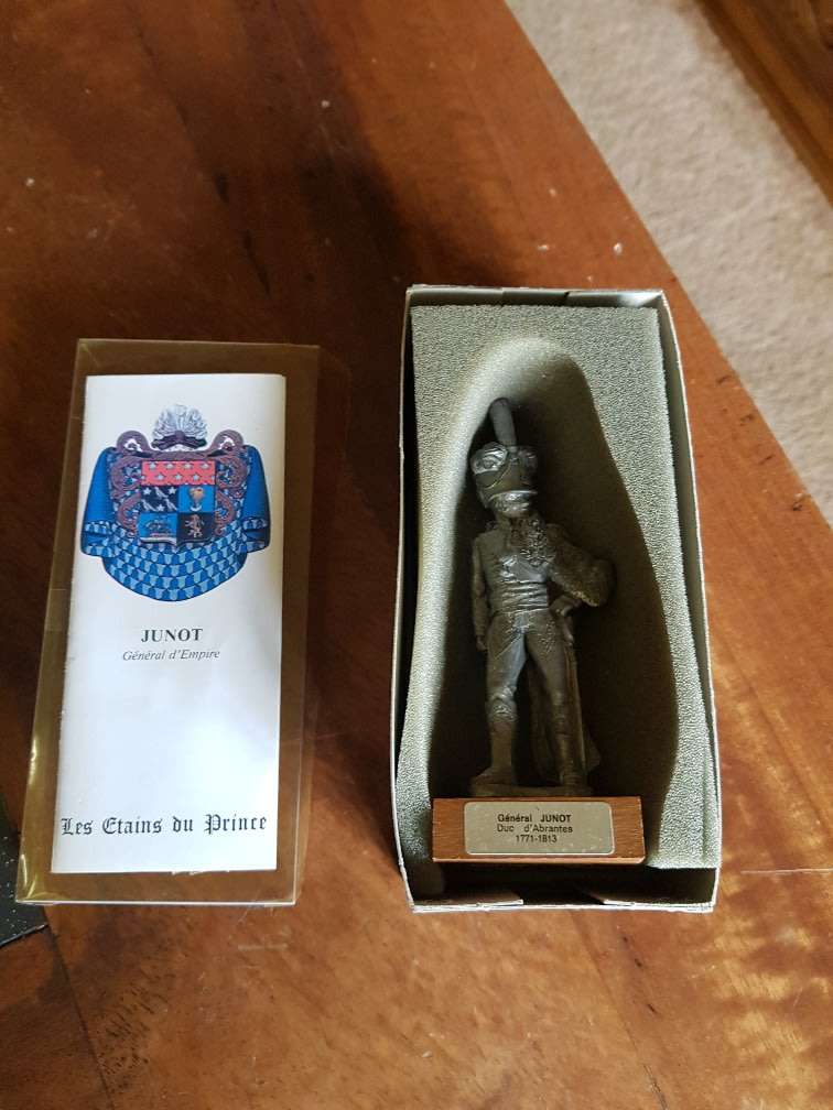 Vintage Les Etains Du Prince. General Junot. Marked & Boxed