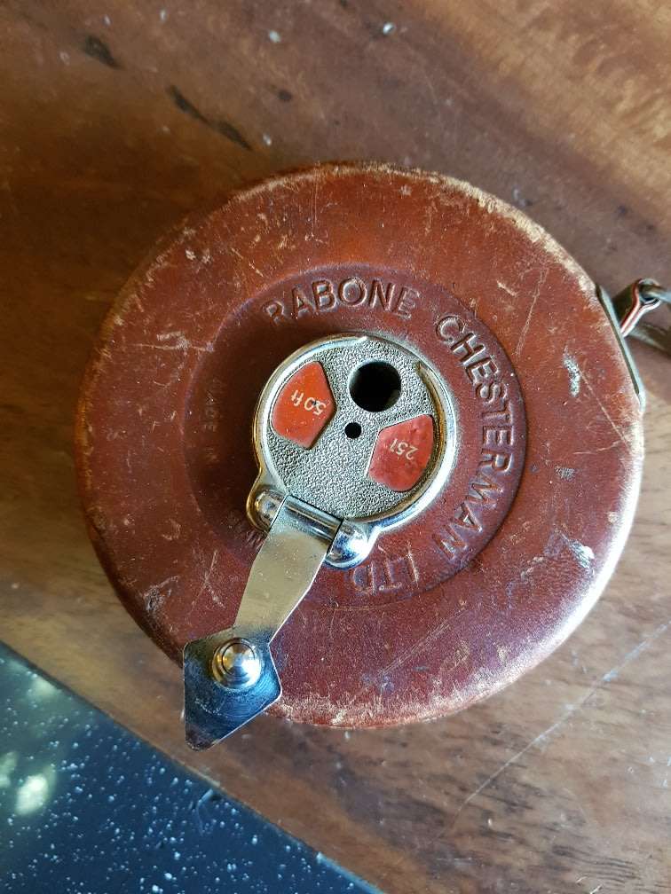 Vintage  Rabone Chesterman Tape Measure. Marked