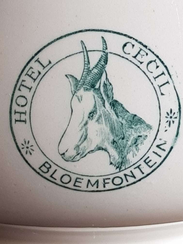 Beautiful Cecil Hotel Chamber Pot. Marked