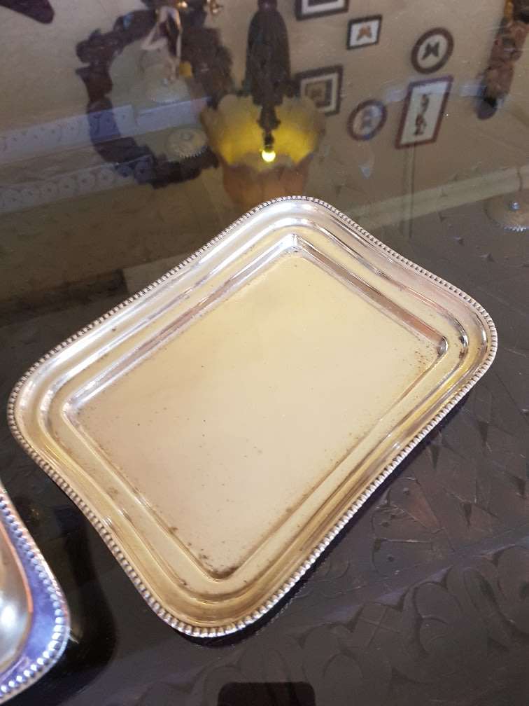 Beautiful Vintage Silver Plated Lidded Butter Dish. Marked