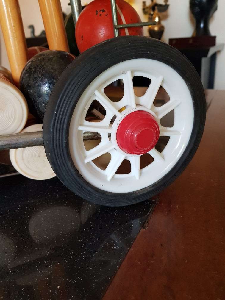 Stunning Vintage Croquet Set plus Trolley. Complete