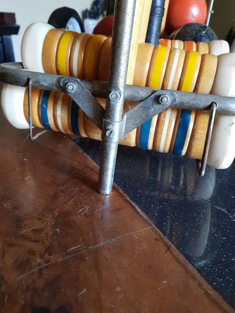 Stunning Vintage Croquet Set plus Trolley. Complete