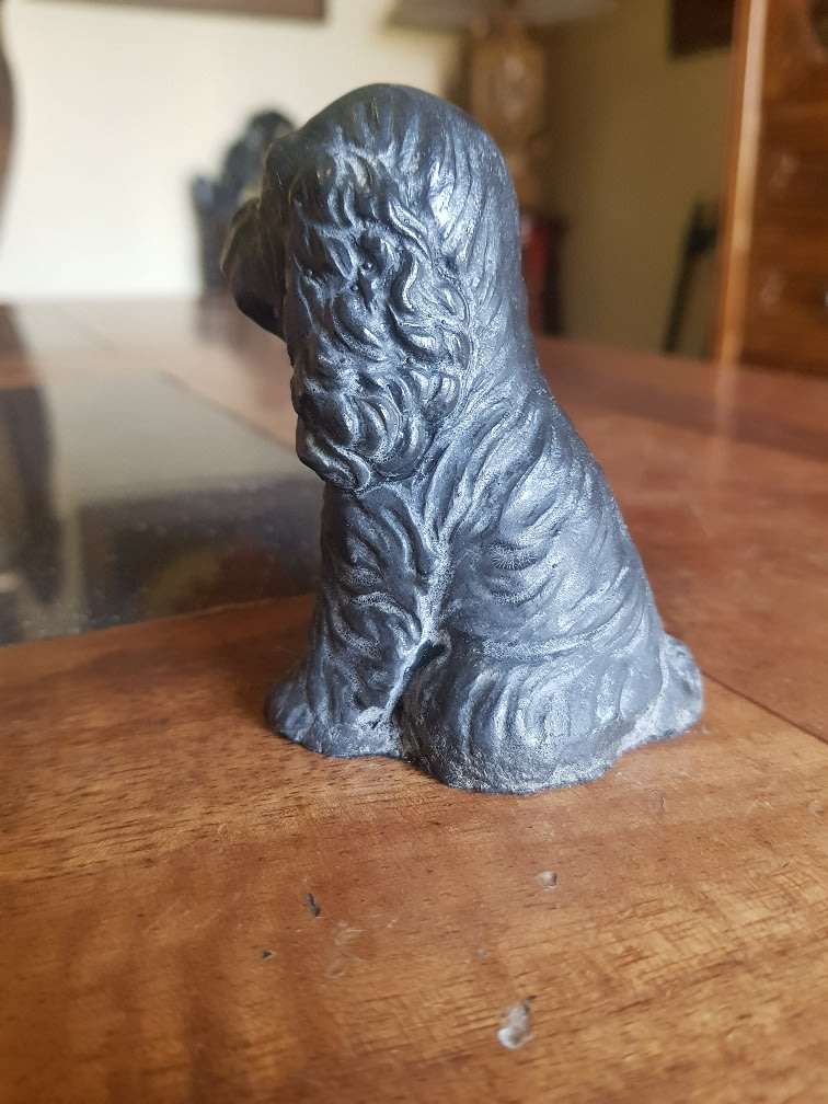 FREE SHIPPING!!!  Amazing Kingmaker Hand Carved Coal Dog Figurine. Markers Mark