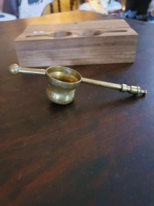 FREE SHIPPING!!!  Randall Wicomb Brass Tot Measurer. Makers Mark Engraved.