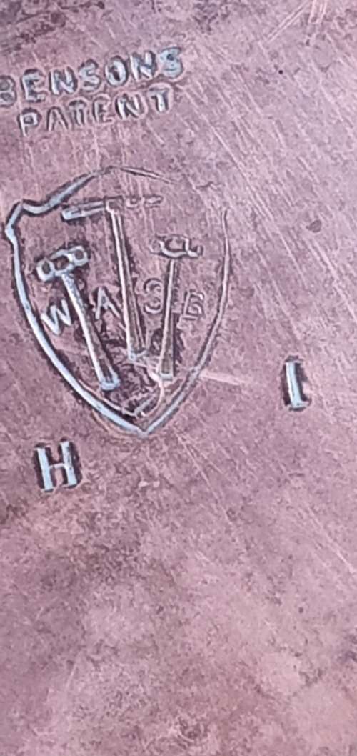 Rare Antique Bensons Copper Milk Churn With Enamel Inner. 40cm Tall incl Handle